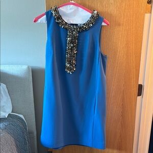 Lilly Pulitzer Royal Blue Beaded Kids Dress